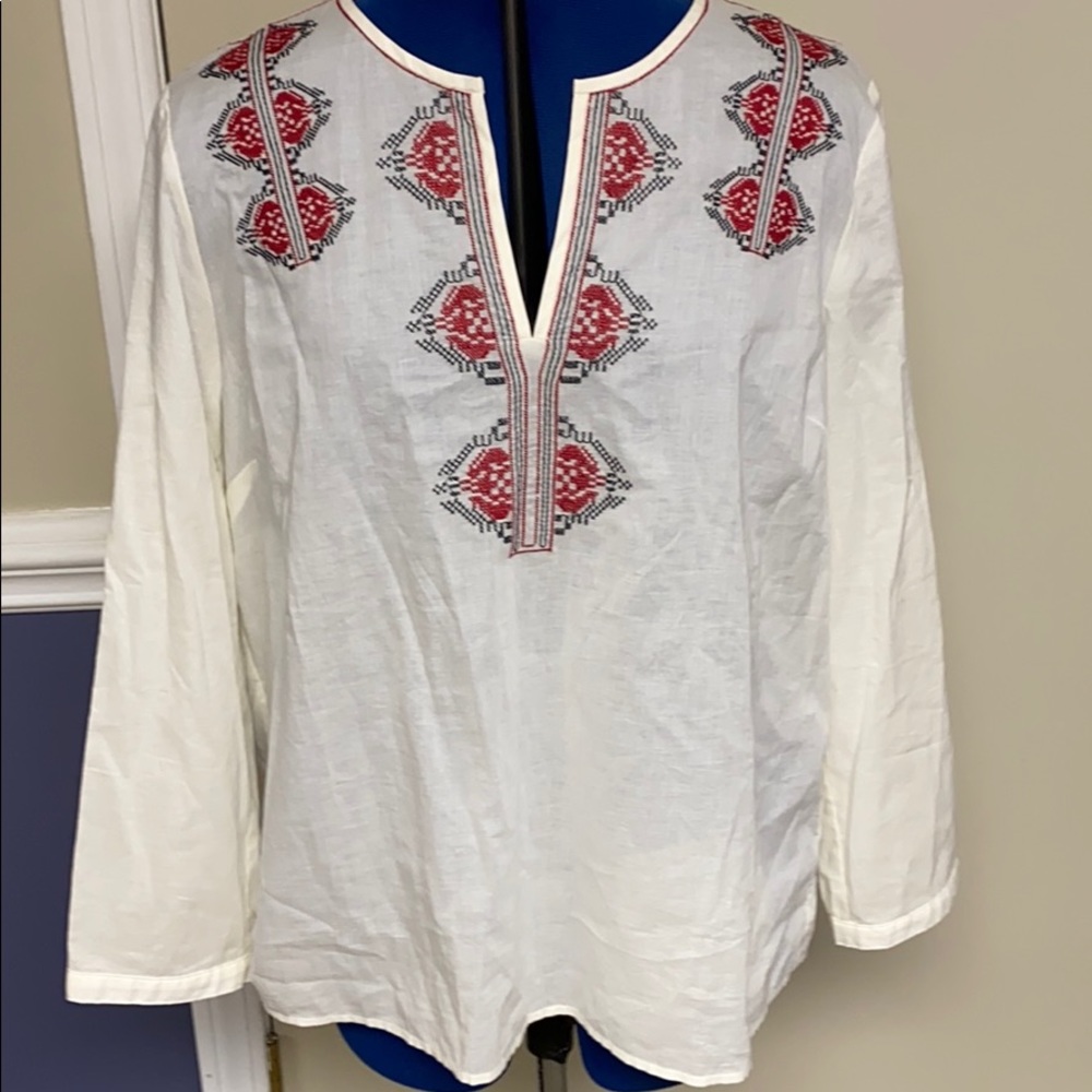 J Crew Boho Top XL NWT